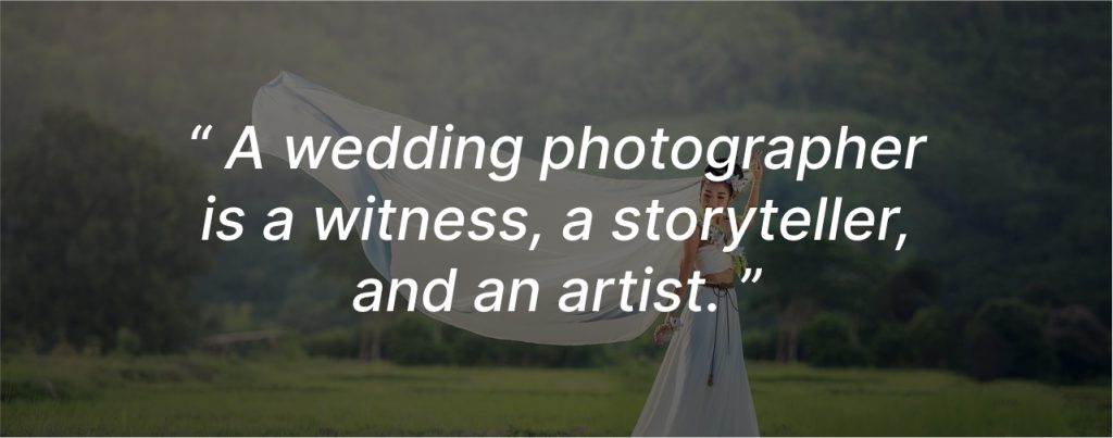 A wedding photographer is a witness, a storyteller, and an artist. Wedding Photographer in Bangalore